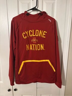Limited Edition UNRL Men’s Iowa State Pullover Hoodie - Cardinal/Gold